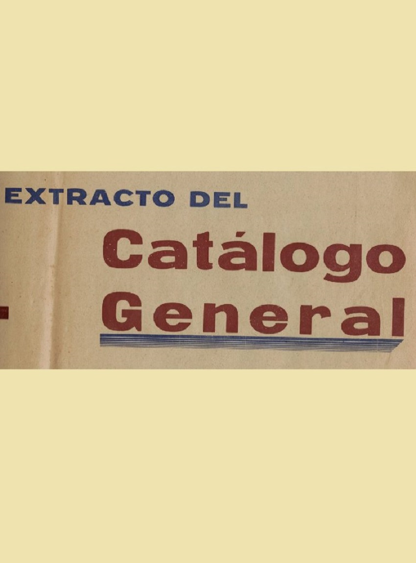 Extracto del catálogo general de Curvadora Valenciana